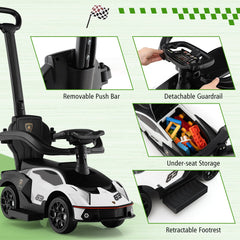 Kids Licensed Lamborghini Ride on Car with Push Handle