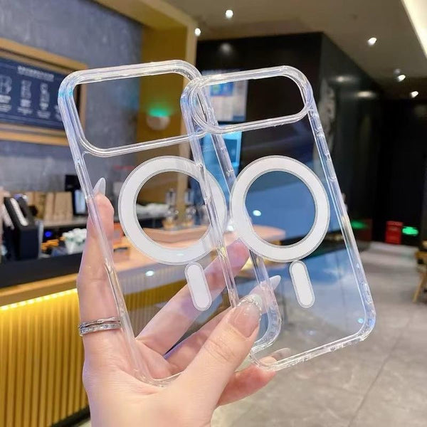 IPhone 17 Meg-Safe Phone Case Anti-Scratch Slim Phone Case Cover- Clear