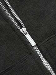 Autumn/Winter Hooded Cardigan Sweatshirt for Men and Women, Thickened Polar Sweatshirt Jacket