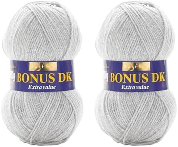 Sirdar Hayfield Bonus DK Double Knitting, White (961), 100G