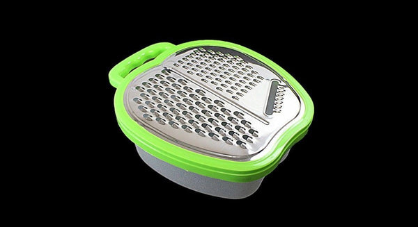 Plastic Apple Shaped Multifunctional Grater with Storage Box