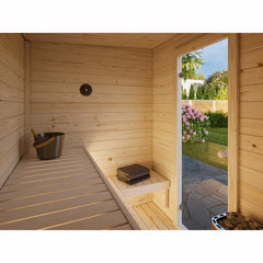 Palmako Compact Garden Sauna Set