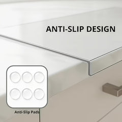 Food-Grade Acrylic Cutting Board, Durable And Easy to Clean, Slip-Resistant Design, with Protective Edges, Kitchen Prep Tool, Modern Style, Suitable As a Gift