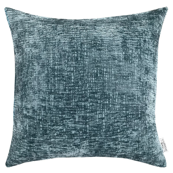 Darby Decorative Chenille Cushion in Cream, 50 X 50 Cm