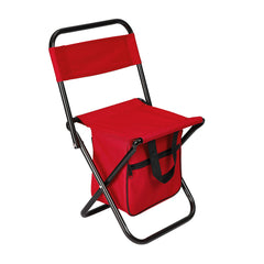 1PC Folding Chair with Storage, Foldable Fishing Seat Lightweight Chair, Portable Chair Home, Small/Large More Colors