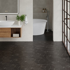 LIVINGANDHOME 10/20-Pack Marble Peel and Stick Floor Tiles - 12