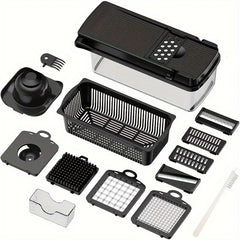 7-blade Manual Slicer Made of Stainless Steel Material for Household Fruits, Vegetables, Onions, Potatoes, Vegetable Separation and Cutting Tools, Kitchen Tools, Holiday Gifts