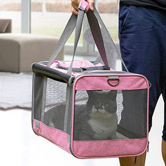 Large Pet Carrier Bag Portable Soft Fabric Fold Dog Cat Puppy Travel Bag in UK