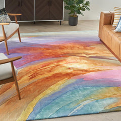 Prismatic Ombre Rug in 4 Sizes
