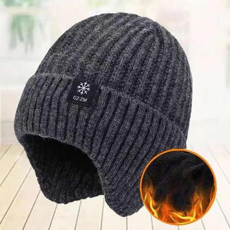Men'S & Women'S Flocked Beanie Winter Hat with Elastic - Lightweight Warm Ski for Cold Weather, All-Season Outdoor & Casual Use, Unisex Snug Fit, & Navy, Durable Flocking Technology, No Batteries/Electronics, Versatile for Skiing