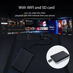 NEW Android14 Wireless Carplay and Android Auto 3In1 Quad Core 4GB+64GB Smart Box Built-In Apps for Youtube Nexflit Wifi