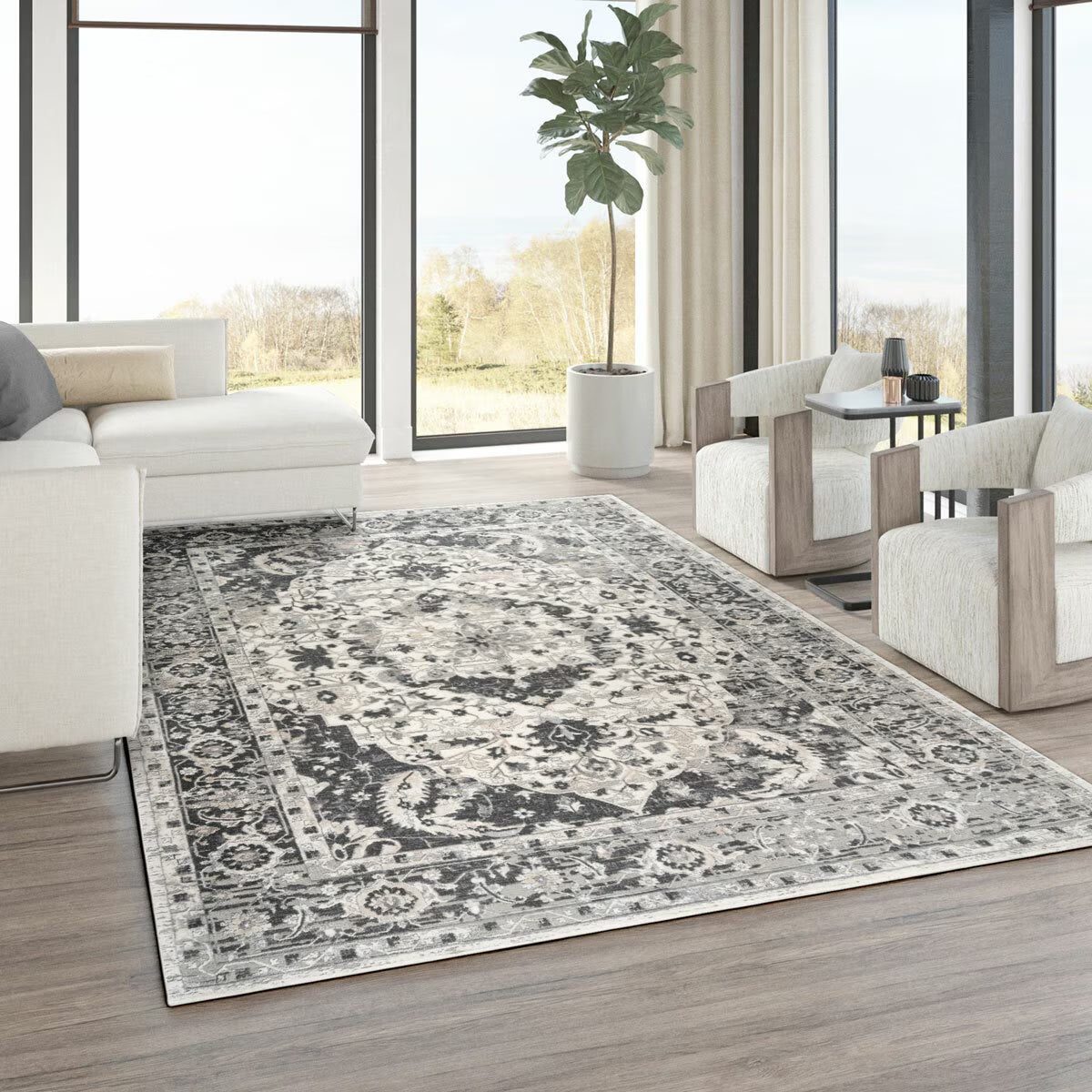 Centenno Area Rug in 3 Designs, 200 X 274 Cm