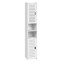 Bathroom Cabinet Bathroom Storage Units Floor Standing Display Cabinet, Free-standing Floor Cabinets,Home Storage Furniture Organizer Cupboard Unit for Kitchen,Hallway,Bedroom,20L×20W×116H CM