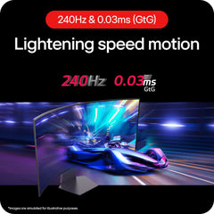 LG Ultragear 45 Inch WQHD 240Hz OLED Gaming Monitor, 45GS95QE-B