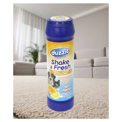 Duzzit Shake & Fresh Carpet Odor Pet Fresh 3 Pack (3 × 500g) Carpet Freshening Powder for Homes with Pets