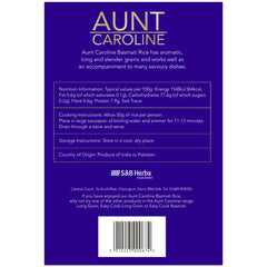 Aunt Caroline Basmati Rice, 5Kg