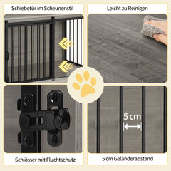 Hzuaneri 69cm Dog Crate, Furniture, Dog Kennel, 2 Doors, Modern Dog House, Suitable for Small and Medium Dogs, Side Table, Family Doghouse, 49 X 69 X 64.5cm, Rustic Brown
