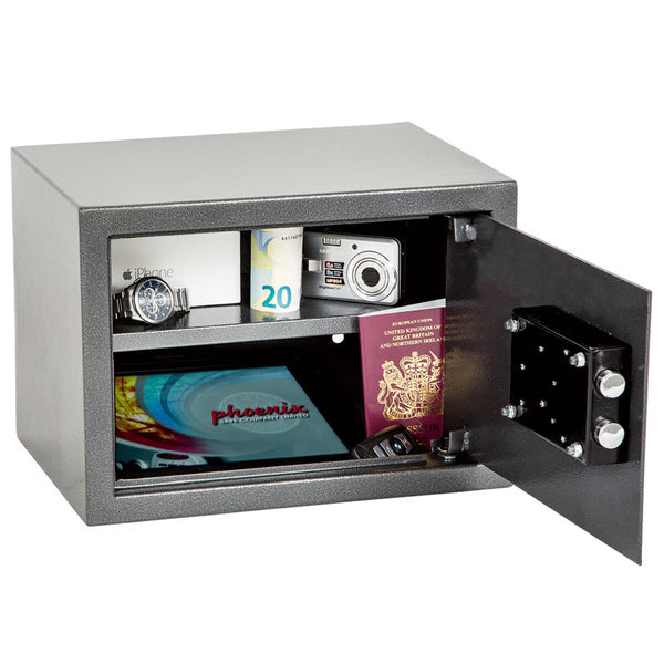 Phoenix 17 Litre Vela Home and Office SS0802K Security Safe with Key Lock