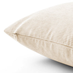 1pc Stripe Velvet Cushion Cover – Soft Luxury Cushion Case, Modern Textured Design, Machine Washable for Sofa & Bedroom Decor, Ideal Gift