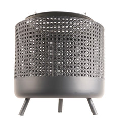 Redfire Midland Wood Burning Fire Basket + BBQ Grill