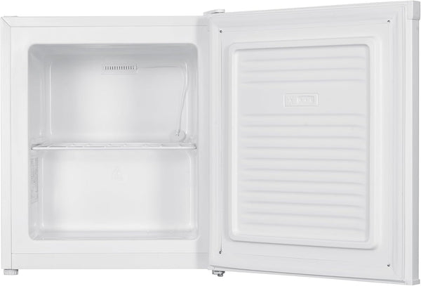 PRODEX PX3751W Table Top Mini Freezer with 33 Litre Capacity, 4* Freezer Rating, Ideal for Additional Freezer Space with 1 Wire Shelf, Reversible and Lockable Door, White