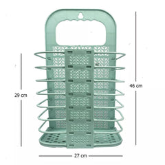 Lizzy 2pcs Laundry Hamper Foldable | Family Slim Reusable Plastic Laundry Clothes Washing Hamper Bin Collapsible Waterproof Clothes Storage Basket