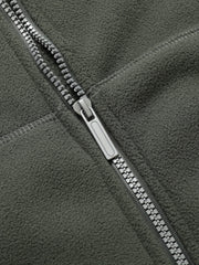 Autumn/Winter Hooded Cardigan Sweatshirt for Men and Women, Thickened Polar Sweatshirt Jacket