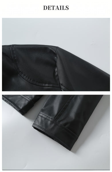 Men'S Biker Jacket for Fall Winter