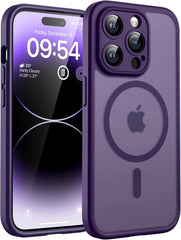 TOCOL Magnetic for Iphone 17 Pro Max Case 6.9-Inch, Compatible with Magsafe, Full Camera Protection, Built-In Magnetic Ring, Drop Protection Shockproof Translucent Matte Phone Cover