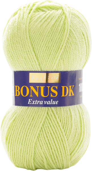 Sirdar Hayfield Bonus DK Double Knitting, White (961), 100G