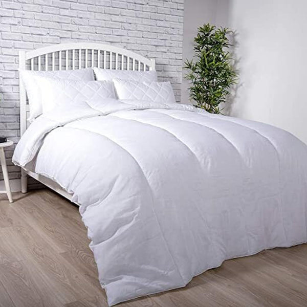 Duvets All Season Comforter Made in UK with Corovin Cover Lightweight Skin Friendly Quilt Duvet Set Down Alternative Ultra-Soft Plush Breathable Duvet Set Bedding Double King Single