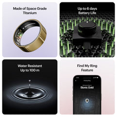 Ultrahuman Ring AIR Bionic Gold