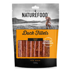 Nature Food Duck Fillet Dog Treats, 1Kg