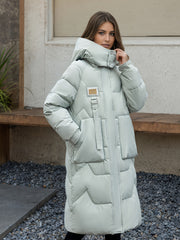 Women's Padded Coat, Long Style Outerwear, Fashionable New Winter Arrival, Warm Casual Thickened Padded Jacket