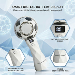 3000mAh Handheld Cooling Fan, Dual Wind & Ice Breeze Modes, 10-Gear Visual Screen Portable Fan, Summer Essential for Outdoors & Travel
