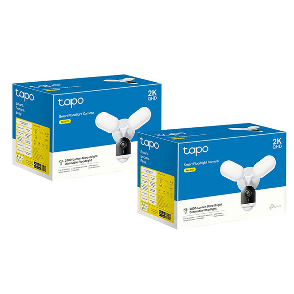 Tp-Link Tapo C720 2K 4MP Smart Floodlight Security Camera -2 Pack