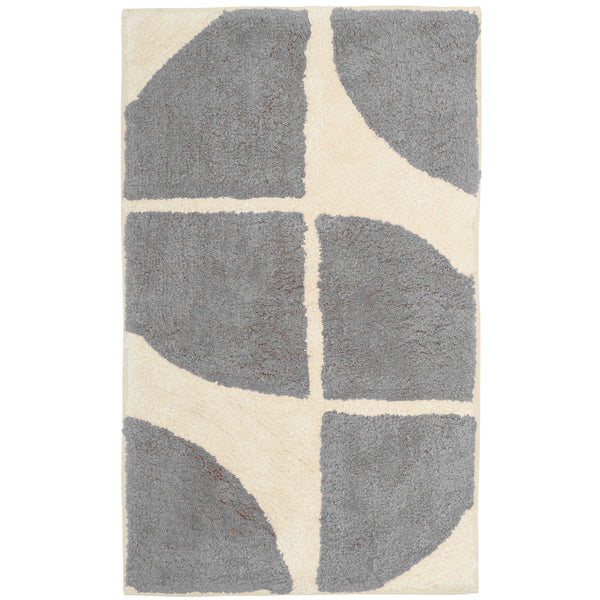 Stockholm Bath Mat with Non-Slip Backing – Super Soft, Water Absorbent, 100% Cotton Blend, Quick-Drying Bathroom Toilet Floor Rug, 50 x 8 cm