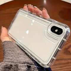 3pcs Transparent Shockproof TPU Phone Case, Compatible with Apple iPhone 16, 15, 14, 13, 12, 11, XS, XR, X, 8, 7 Mini, Plus, Pro Max, SE Series Phone Cases, a Perfect Gift for Friends, Girlfriends, Boyfriends, Family, Or