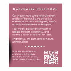 Plenish Organic Oat Milk, 8 X 1L
