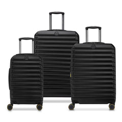 Delsey Helium Edge 2.0 3-Piece Hardside Set in Black