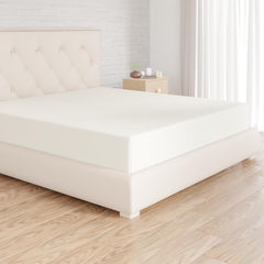 Amazon Basics Soft Microfibre Single Fitted Sheet, Deep Pocket 12 Inch (30 Cm), White