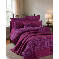Gigi Embroidered Diamante Style Duvet Cover Sets Luxurious Quilt Covers Designer Bedding Sets
