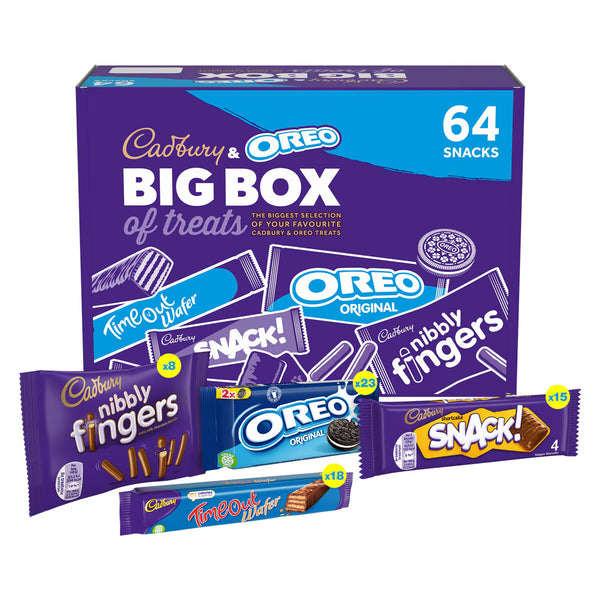 Cadbury & Oreo Big Box of Treats, 64 Snacks