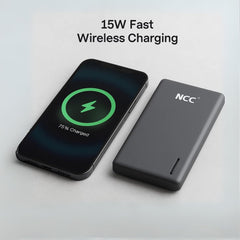 Magnetic Wireless Power Bank Fast Charging – Ultra Slim, with USB-C, Smartphones Battery Pack Compatible with iPhone/Android