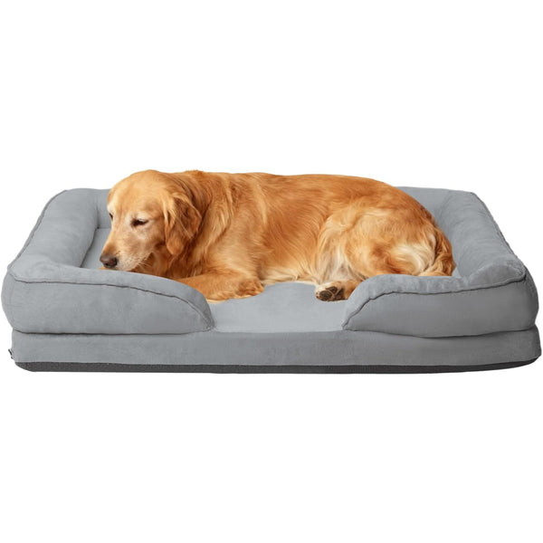 Orthopedic Dog Bed with Removable CoverFoam Pet Mattress for All-Season Comfort, Non-Slip Bottom, Fits Medium/Large/Small Dogs, Cozy Bedroom Accessory