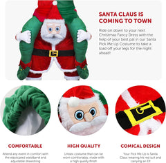 Santa Pick Me up Costume - Father Christmas Pick Me up Costume - Perfect for Christmas Fancy Dress