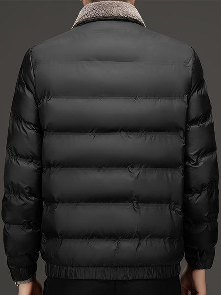 Men'S Jacket Autumn And Winter New Jacket Middle-Aged Thickened Warm Top Men'S Clothing