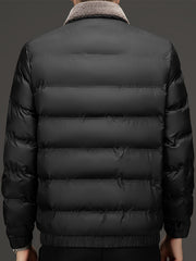 Men'S Jacket Autumn And Winter New Jacket Middle-Aged Thickened Warm Top Men'S Clothing