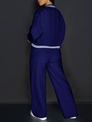 5332 Vacation European And American Outing Party Leisure Holiday Style Pocket Women'S Outfit Women'S Pants Set