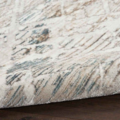 Glitz Grey Abstract Runner, 69 X 229 Cm